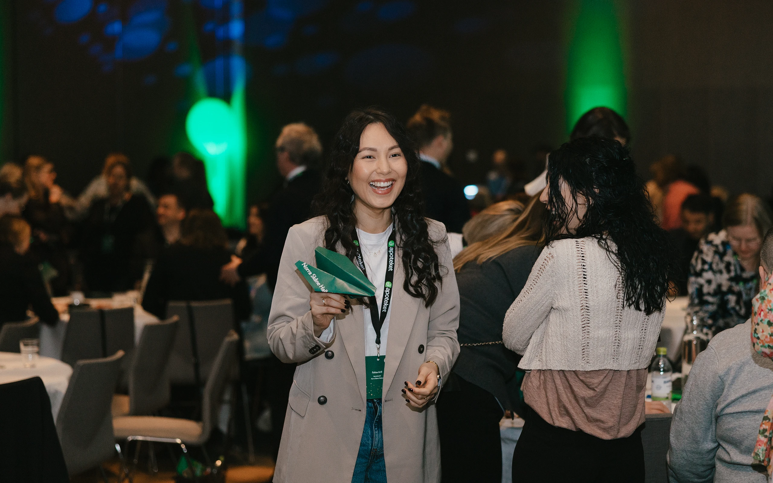 Deltagare under Apoteket Ledarkickoff 2025 på Clarion Arlanda – ett internt ledarevent med fokus på gemenskap, dialog och att komma närmare verksamheten.