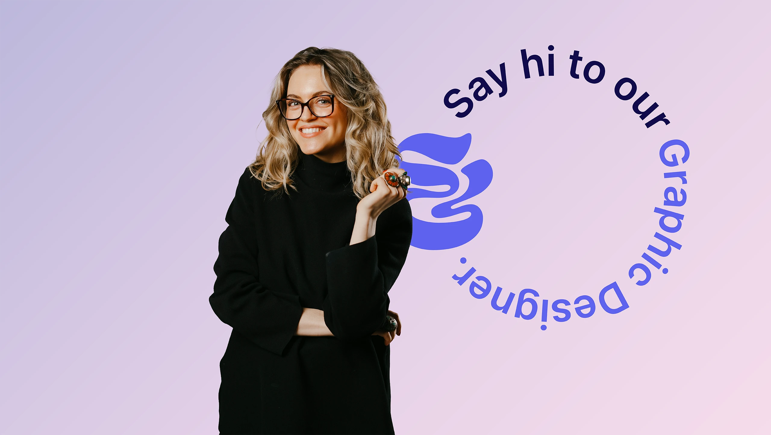 Graphic Designern Leona Bergström.